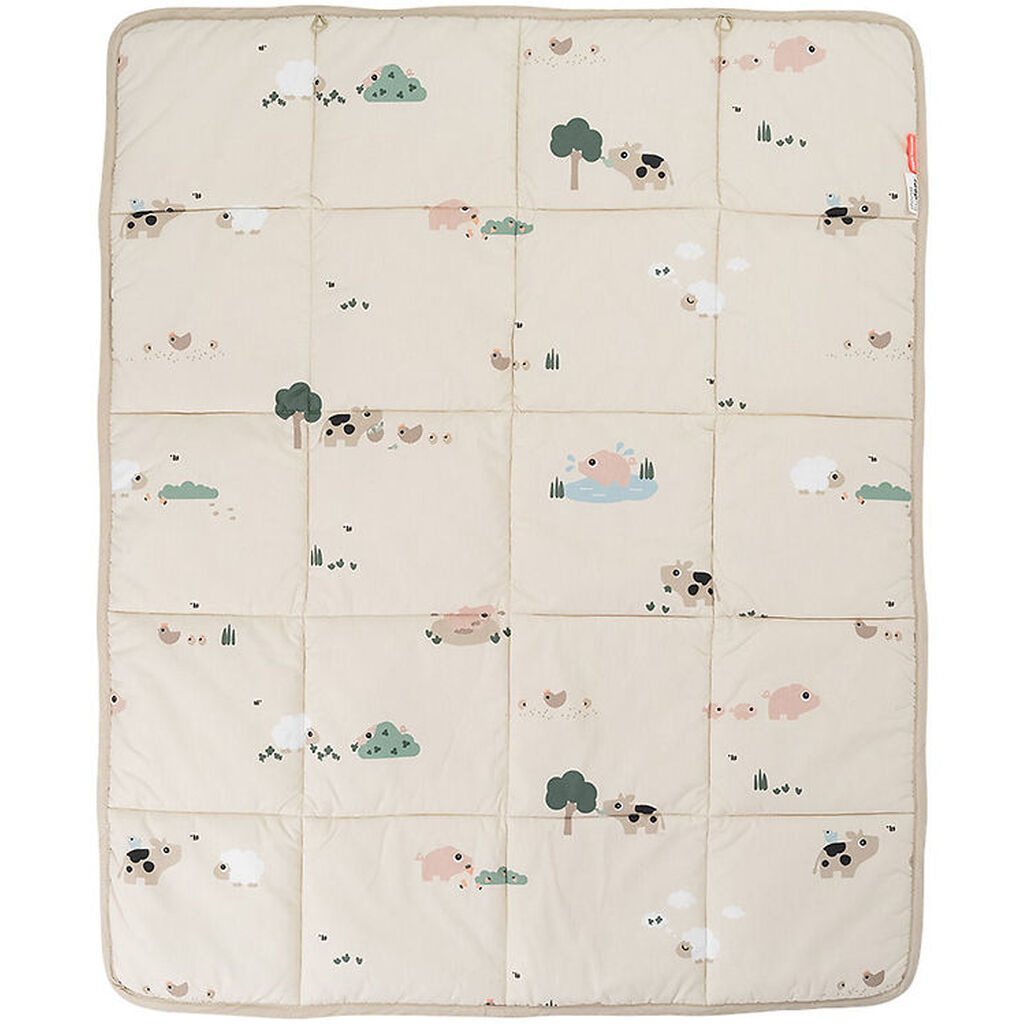 Done by Deer Legetæppe - Tiny Farm - 80x100cm - Sand
