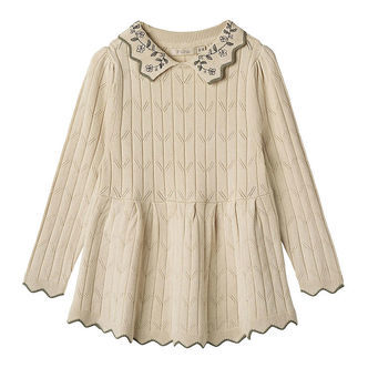 Fliink Bluse - Strik - Sunny - Sandshell