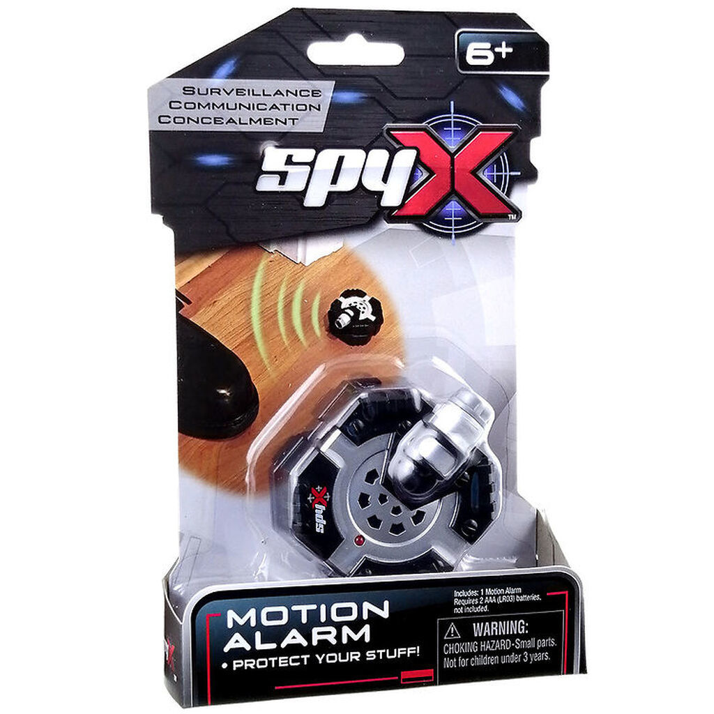 SpyX - Motion Alarm - Sort/Sølv