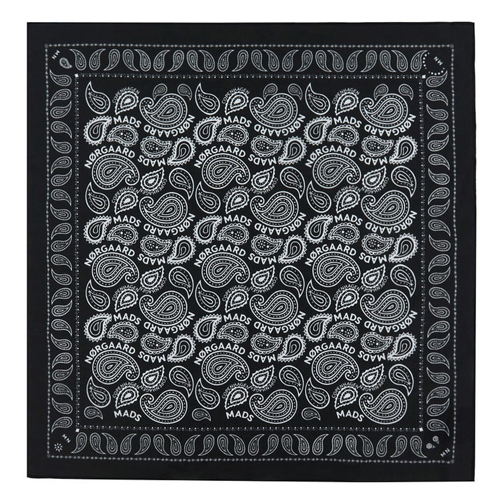 Mads Nørgaard Tørklæde - 55x55 cm - Sort