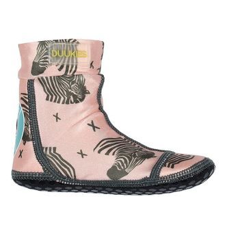 Duukies Badesokker - UV50+ - Zebra - RosaGrå