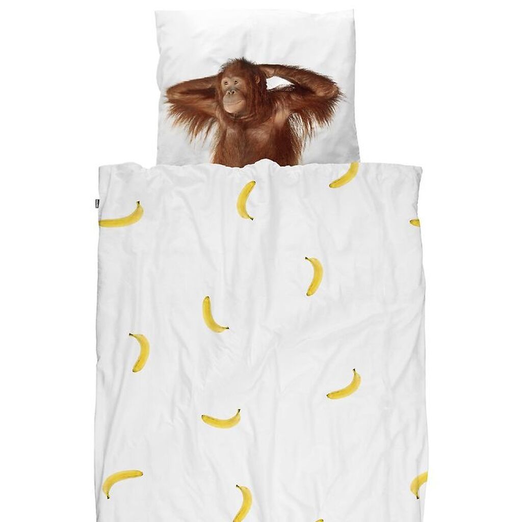 Snurk Sengetøj - Junior - Banana Monkey