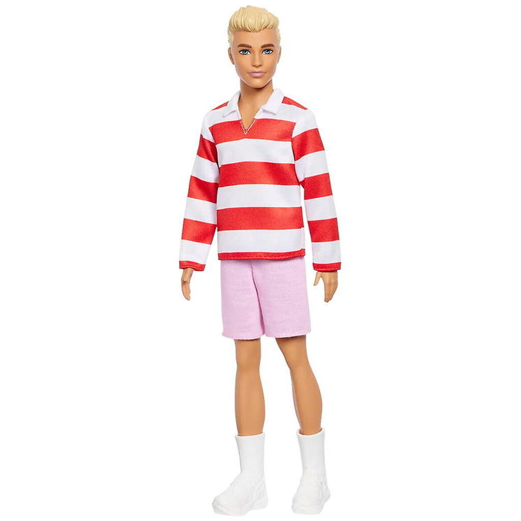 Barbie Dukke - Fashionista - Ken m. Red  White Stripes