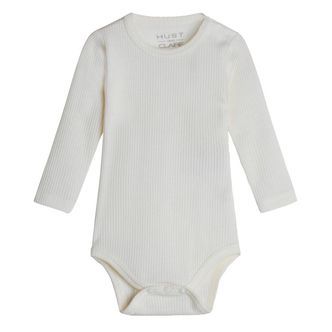 Hust and Claire Body l/æ - Berry - Rib - Uld - Off White