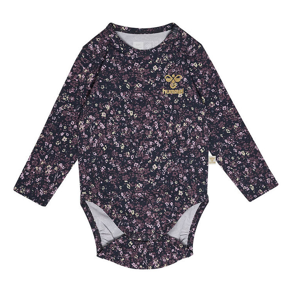 Hummel Body læ - hmlFloa - Ombre BlueLilla m. Blomster