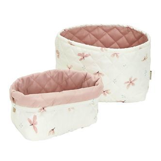 Cam Cam Opbevaringskurve - 2-stk - 22x1524x17 - Windflower Crem