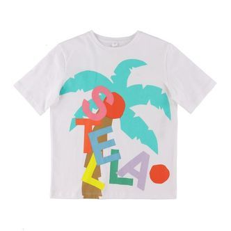 Stella McCartney Kids T-shirt - Hvid m. Palmer