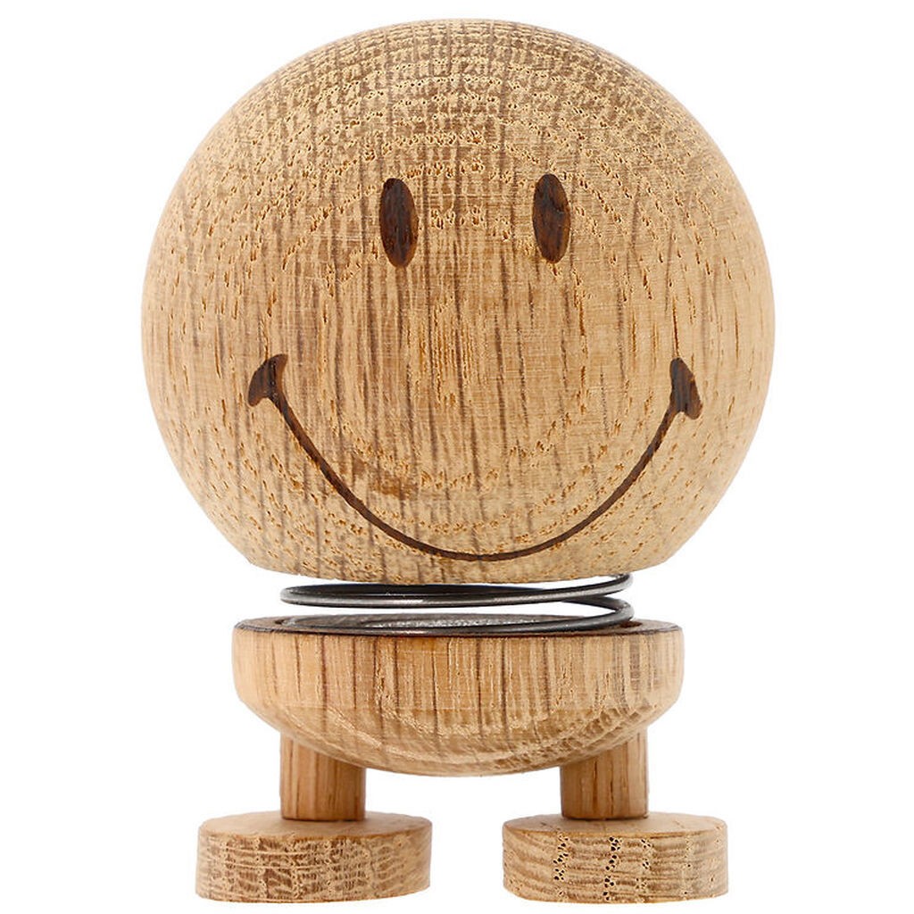 Hoptimist Smiley - Small - 6,6 cm - Raw Oak