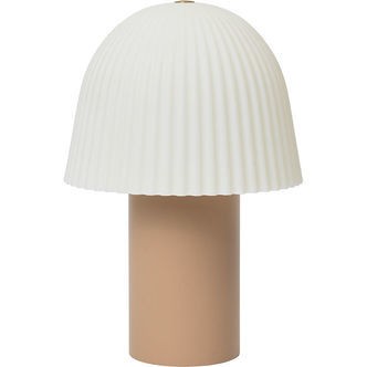 Ferm Living Lampe - Bærbar - RosaHvid