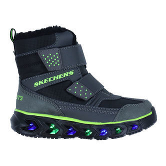 Skechers Vinterstøvler m. Lys - Hypno-Flash 2.0 - CharcoalBlack