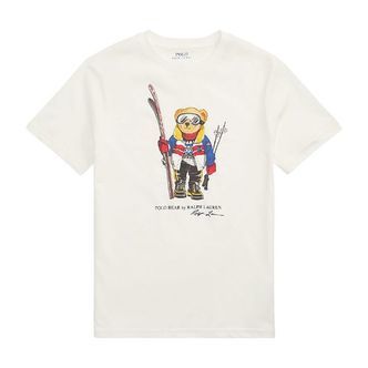 Polo Ralph Lauren T-shirt - Classics IV - Hvid m. Bamse