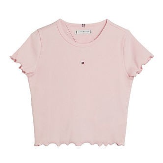 Tommy Hilfiger T-shirt - Essential Rib - Whimsy Pink