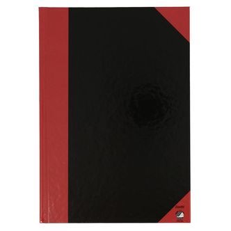 Bantex Notesbog - Linieret - B5 - Sort/Rød