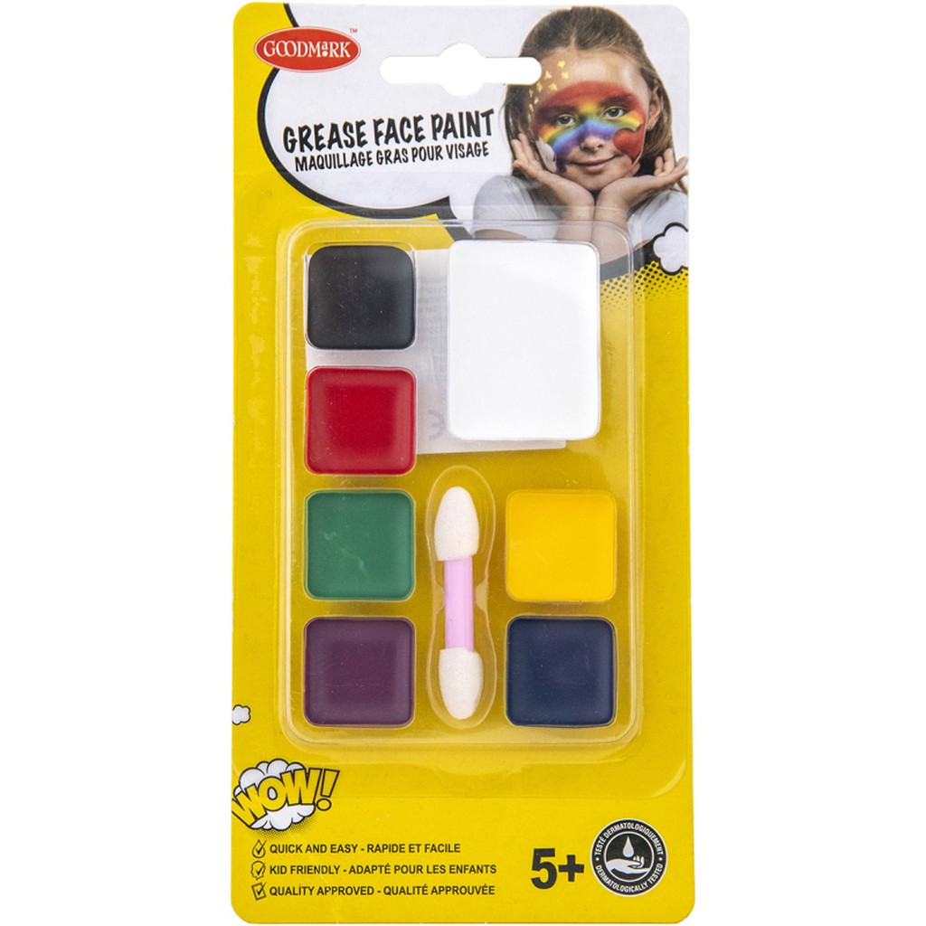 Ansigtsmaling 7 farver