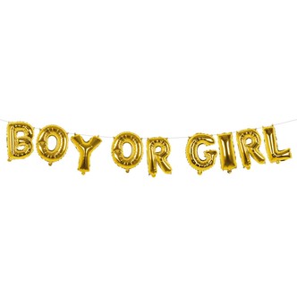 BOY OR GIRL folieballoner