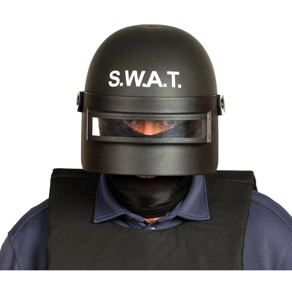 SWAT hjelm med visir