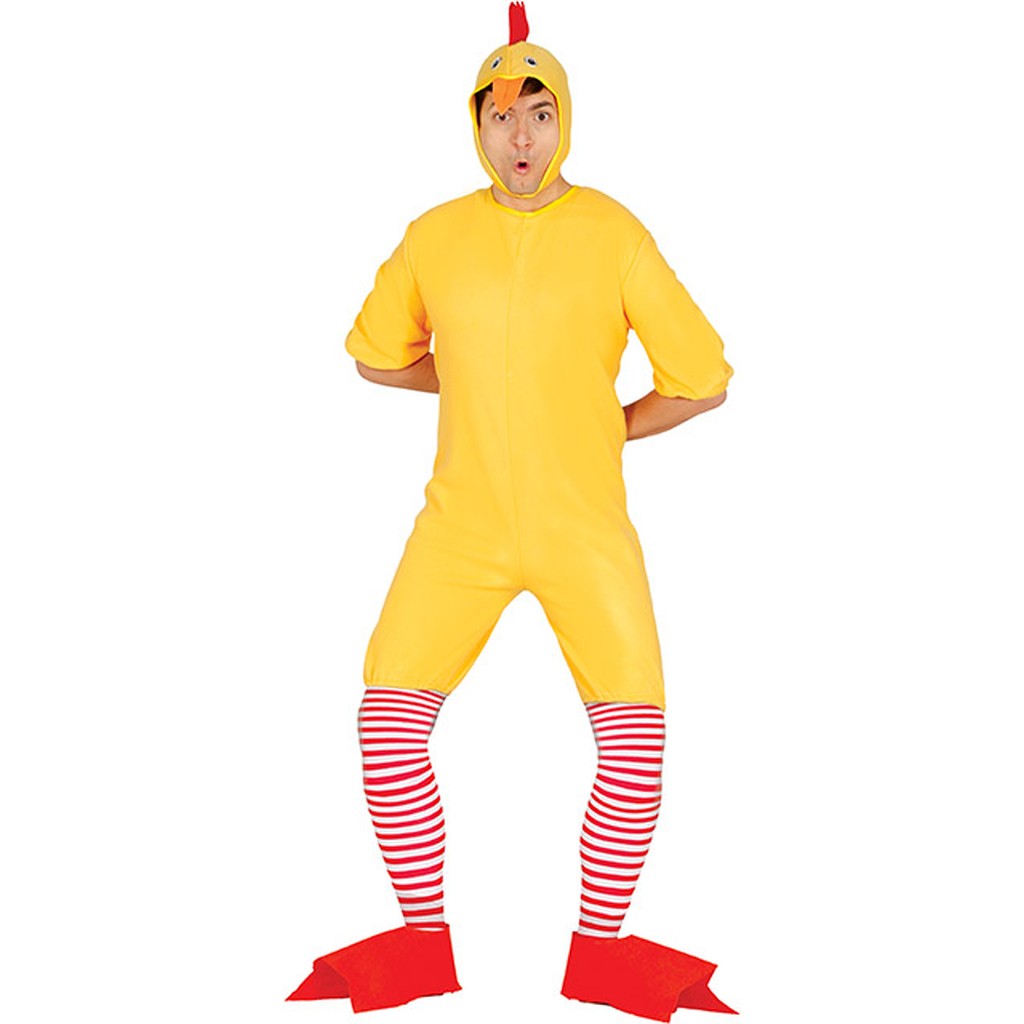 Kylling kostume gul, str. L