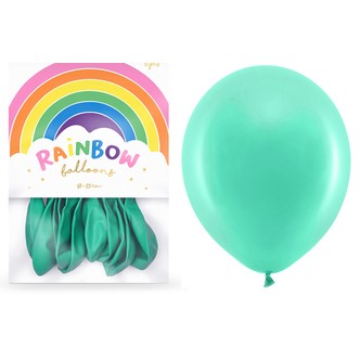 Balloner mintgrøn 10-pak