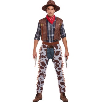 Cowboy mand ko-look kostume