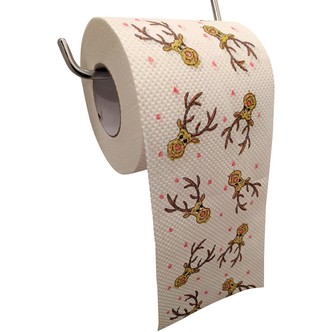Toiletpapir med Rudolf