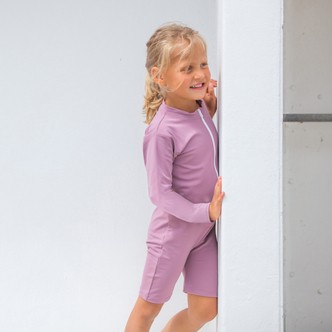 Petit Crabe Combi UV heldragt - heather