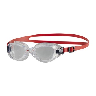 Speedo 6-14 år Futura Classic junior svømmebriller klar/rød