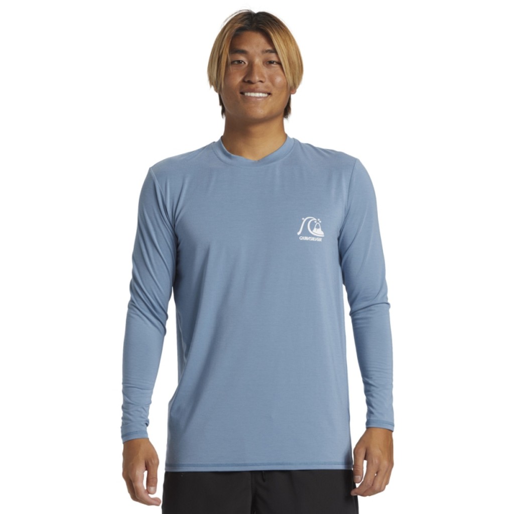 Quiksilver dna surf UPF 50+ t-shirt ls-  blue shadow