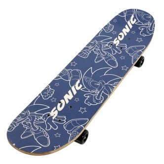 Sonic Wooden Skateboard til Børn
