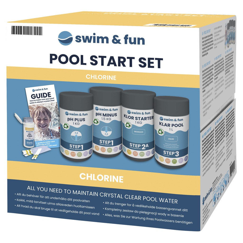 Swim  Fun  Pool Klor Startsæt