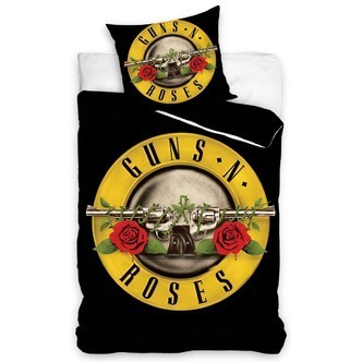 Guns N Roses Sengetøj 160x200 cm - 100 procent bomuld