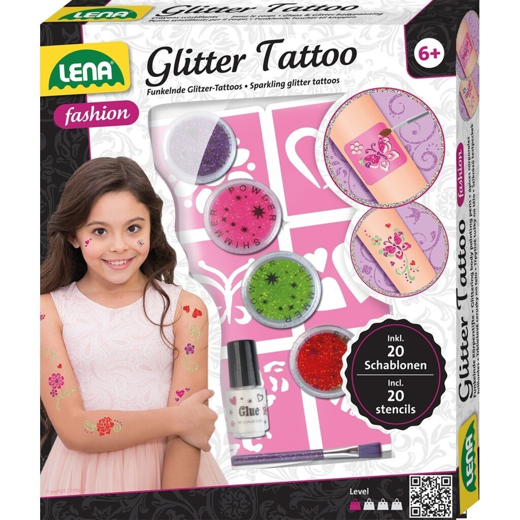 Lena tatoveringer ''Glitter'' til børn