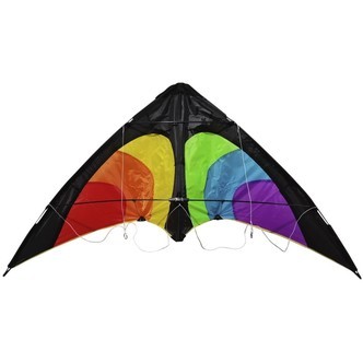 Stunt Rainbow drage til børn fra 6 år med 2 liner, 160 cm