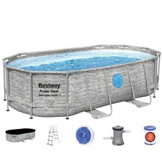 Bestway  Power Steel  Swim Vista II 427 x 250 x 100 cm - Ny Model