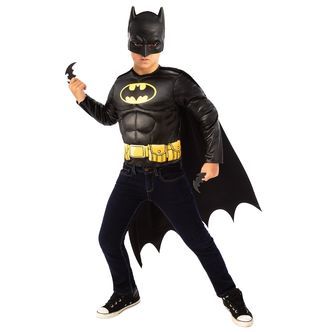 Batman Deluxe Muskeltop, Kappe og Maske til børn
