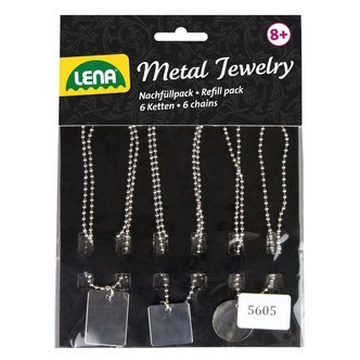 Lena Metal smykker Genopfyldningspakke