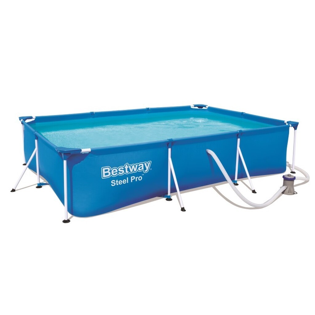 Bestway Steel Pro Frame Pool  300 x 201 x 66 cm m/filter pumpe