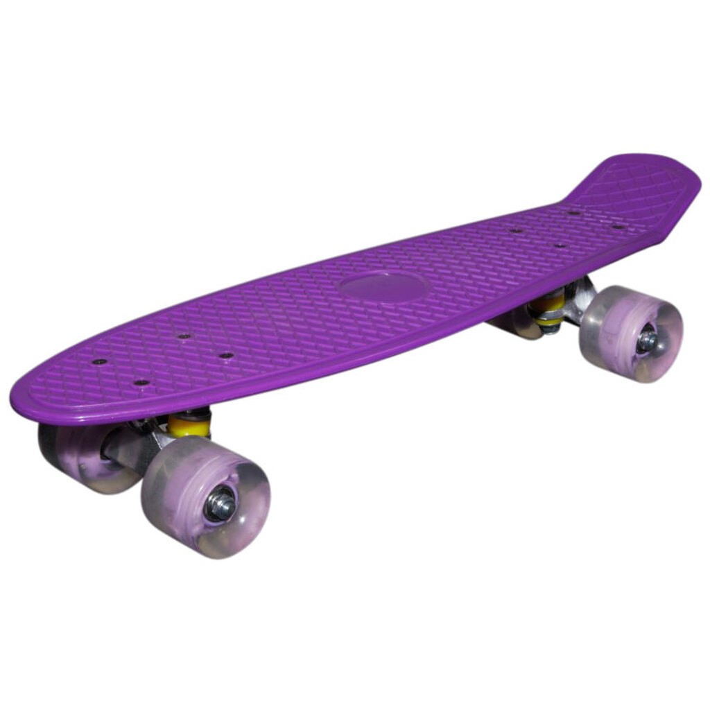 MCU-Sport LED  Lilla Skateboard m/LED Lys + ABEC7