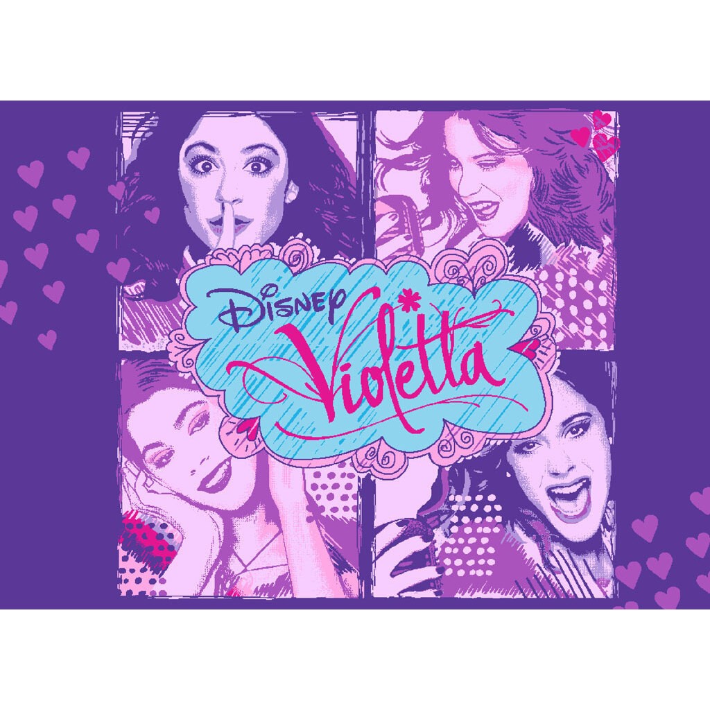 Disney Violetta Tæppe til børn 01 - 95 x 133 cm