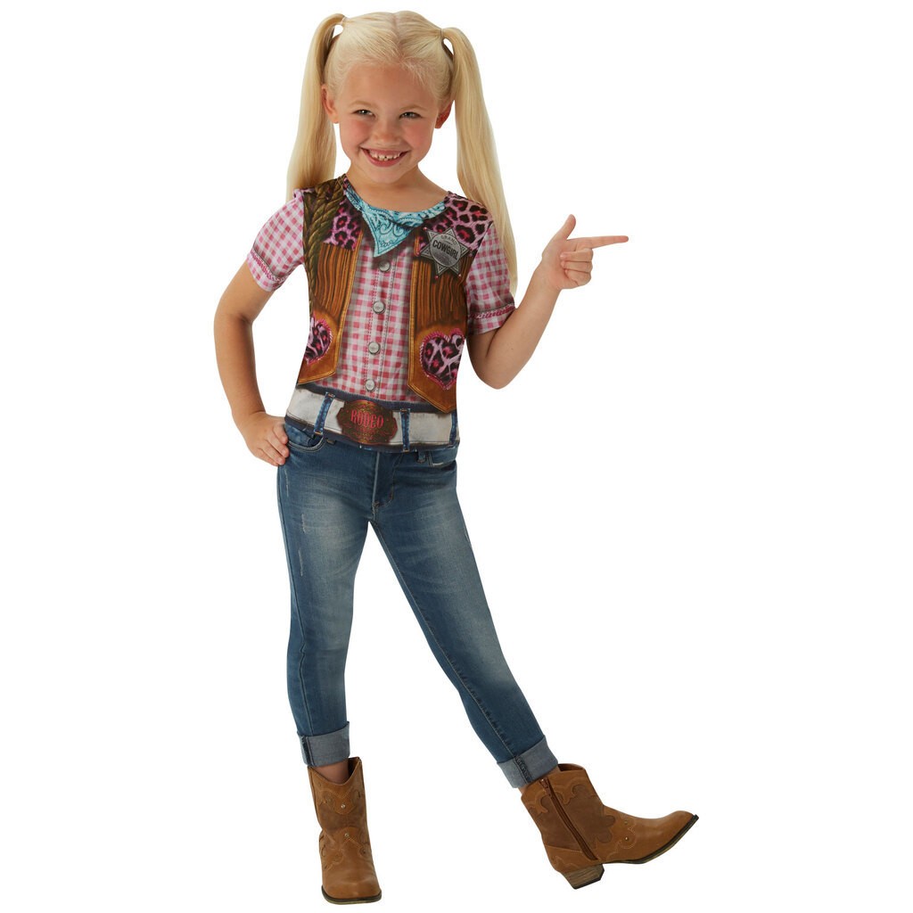 Cowgirl T-Shirt udklædningstøj til børn