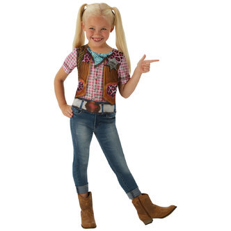 Cowgirl T-Shirt udklædningstøj til børn