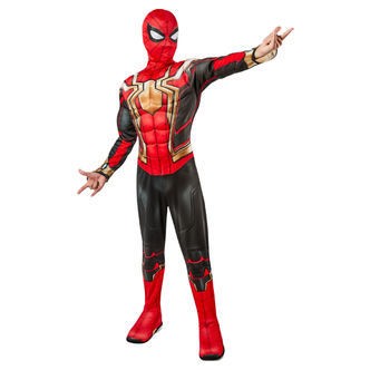 Marvel Spiderman No Way Home Iron-Spider Deluxe Kostume (3-10 år)