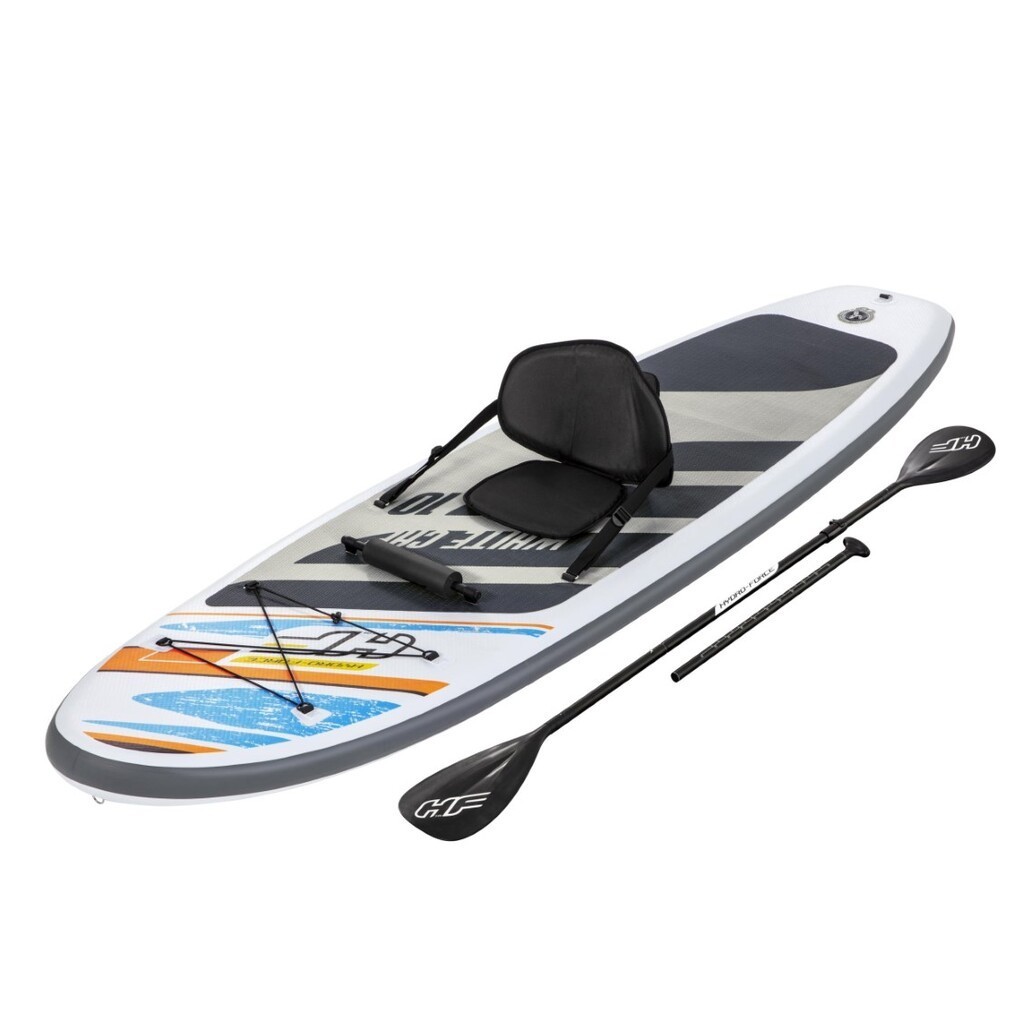 Hydro-Force SUP Paddle Board 3.05m x 84cm x 12cm White Cap Sæt
