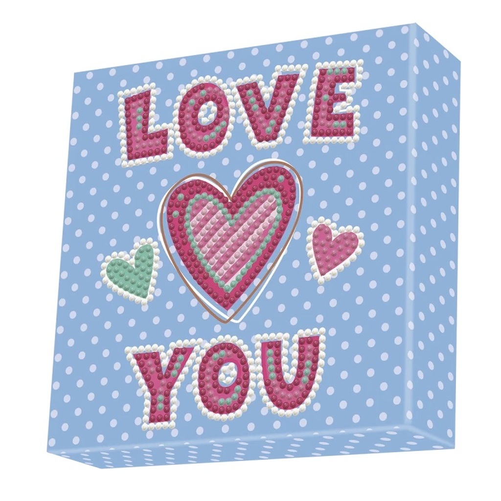 Diamond Dotz Box 15 x 15 cm - Love You