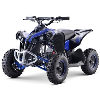 EL  Mini ATV Renegade 1000W mfart begrænser+lys Blå