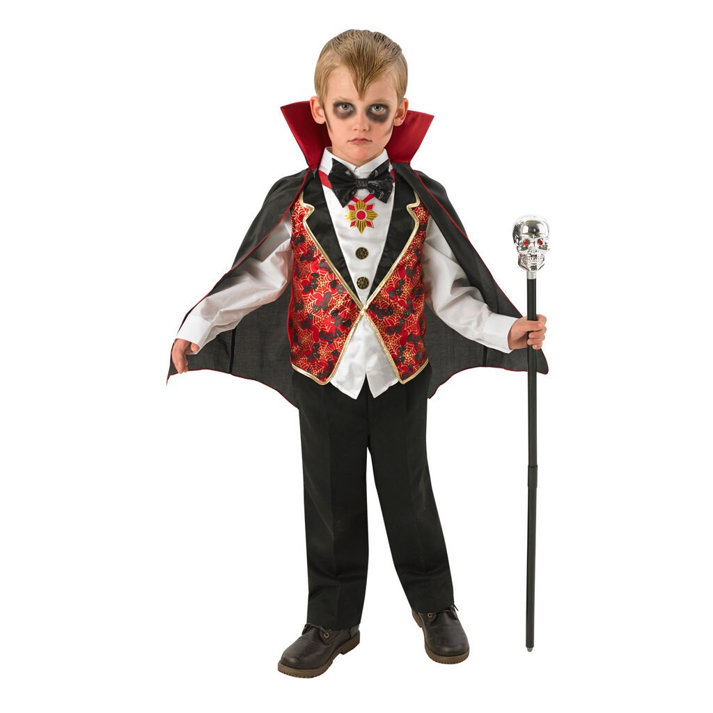 Dracula Kappe udklædningstøj til børn(Str. 104/S)