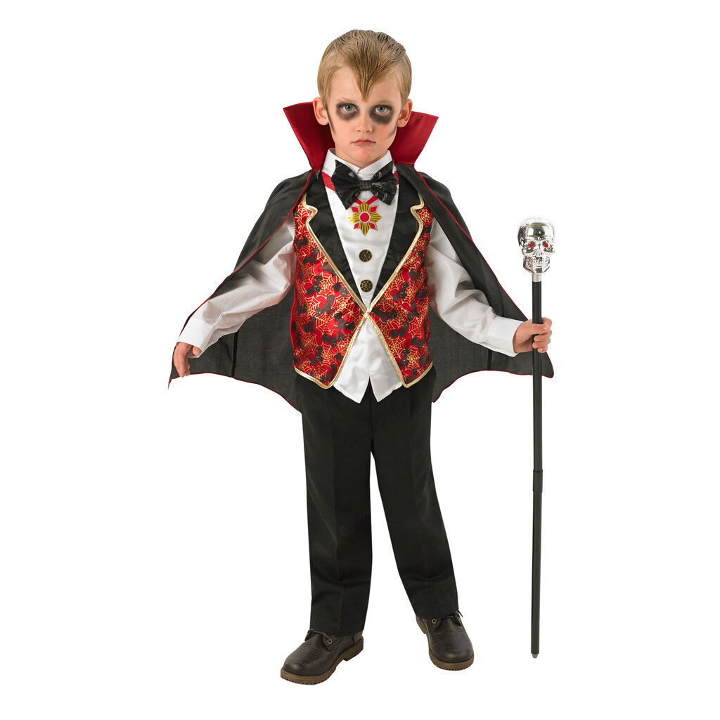 Dracula Kappe udklædningstøj til børn(Str. 104S)