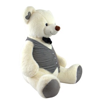 I plush Oppustelige Bamse Tuxedo Bear 60cm