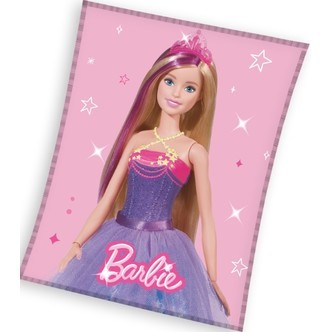 Barbie Coral Fleece tæppe - 150 x 200 cm