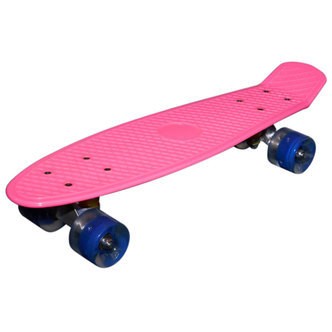 MCU-Sport  Pink LED Skateboard m/LED Lys + ABEC7