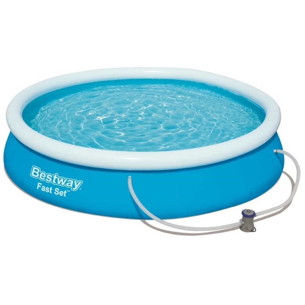 Bestway Fast Set Pool Sæt 366 x  76cm mfilter pumpe